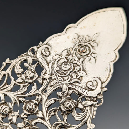 1946 年瑞典製造 830 銀耳環裝飾糕點服務器 GEWE